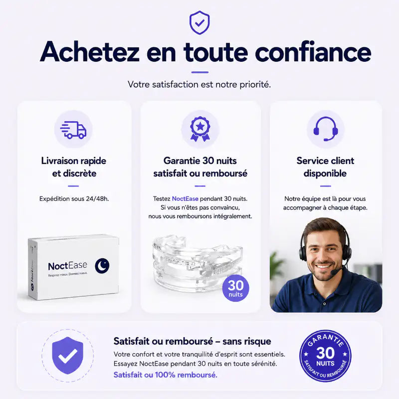 Avis et retours clients gouttiere anti ronflement