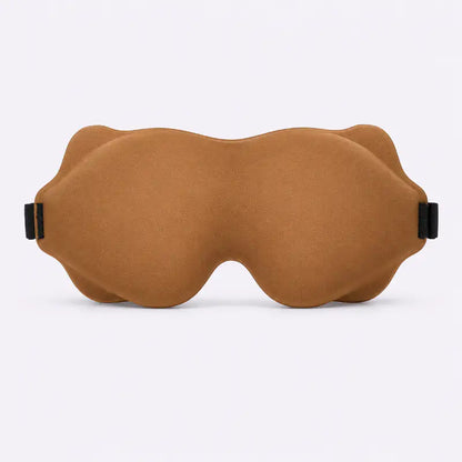 Masque de sommeil 3D ergonomique coloris caramel 