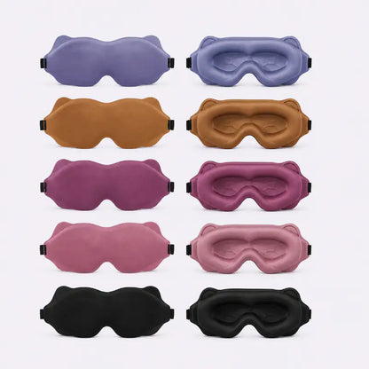 Masque de sommeil 3D ergonomique noir  visuel des coloris 